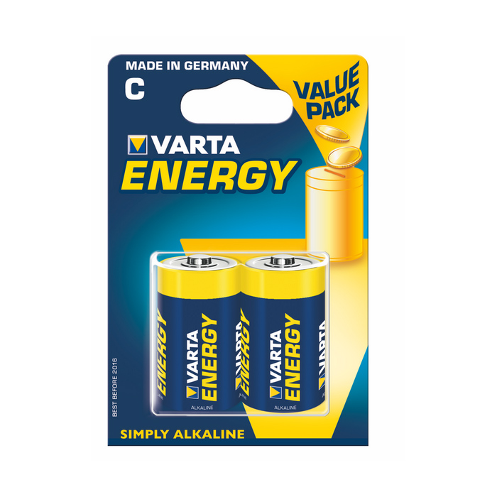 Батарейка VARTA LR14 C 04114 ENERGY blist 2 (56312754)