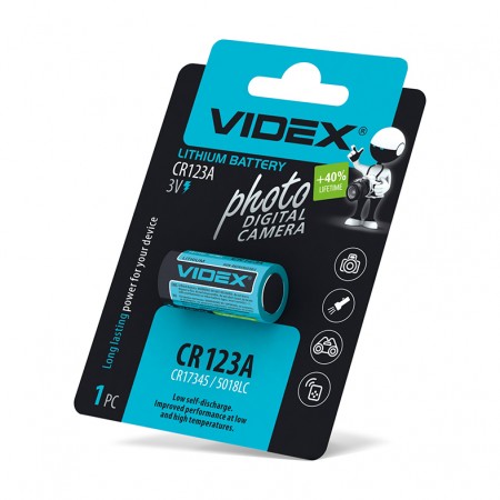 Батарейка Videx CR123 Lithium (56308153)