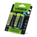 Батарейка Videx LR20 D alkaline blist 2