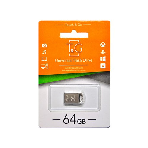 Флешка T&G 105 64GB метал (56319129)