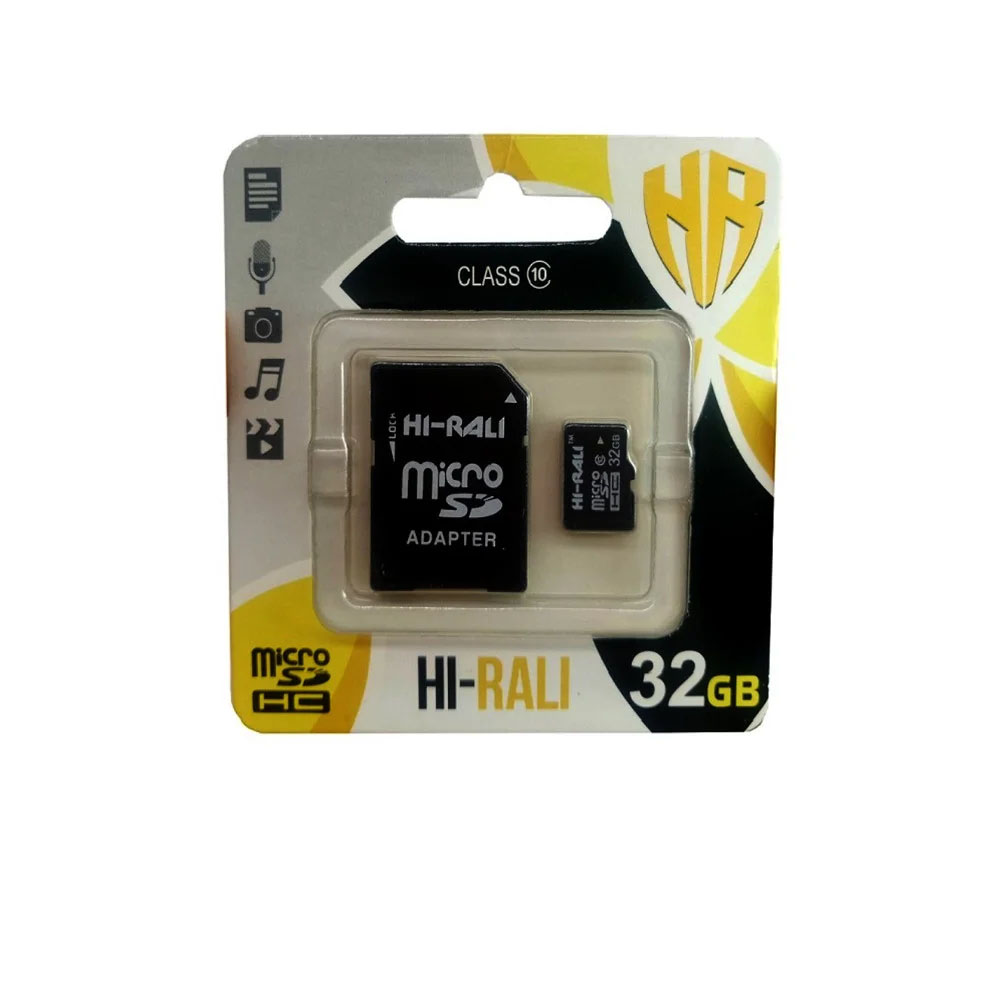 Карта пам’яті HI-RALI 32 ГБ Micro SD Класс 10 адаптер (56309228)