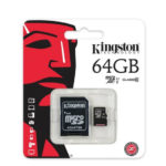 Карта пам'яті KINGSTON micro SD 64 ГБ Class 10 + SD adapter