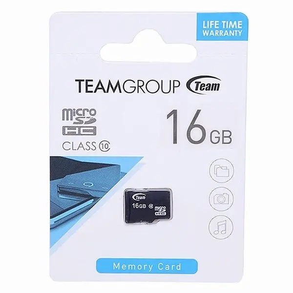 Карта памяти TEAM micro SD 16 ГБ Class 10 без адаптера