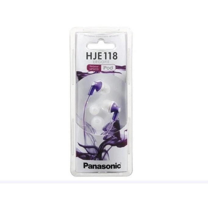 Навушники Panasonic RP-HJE118GU-K дротові пурпурний (56321588)