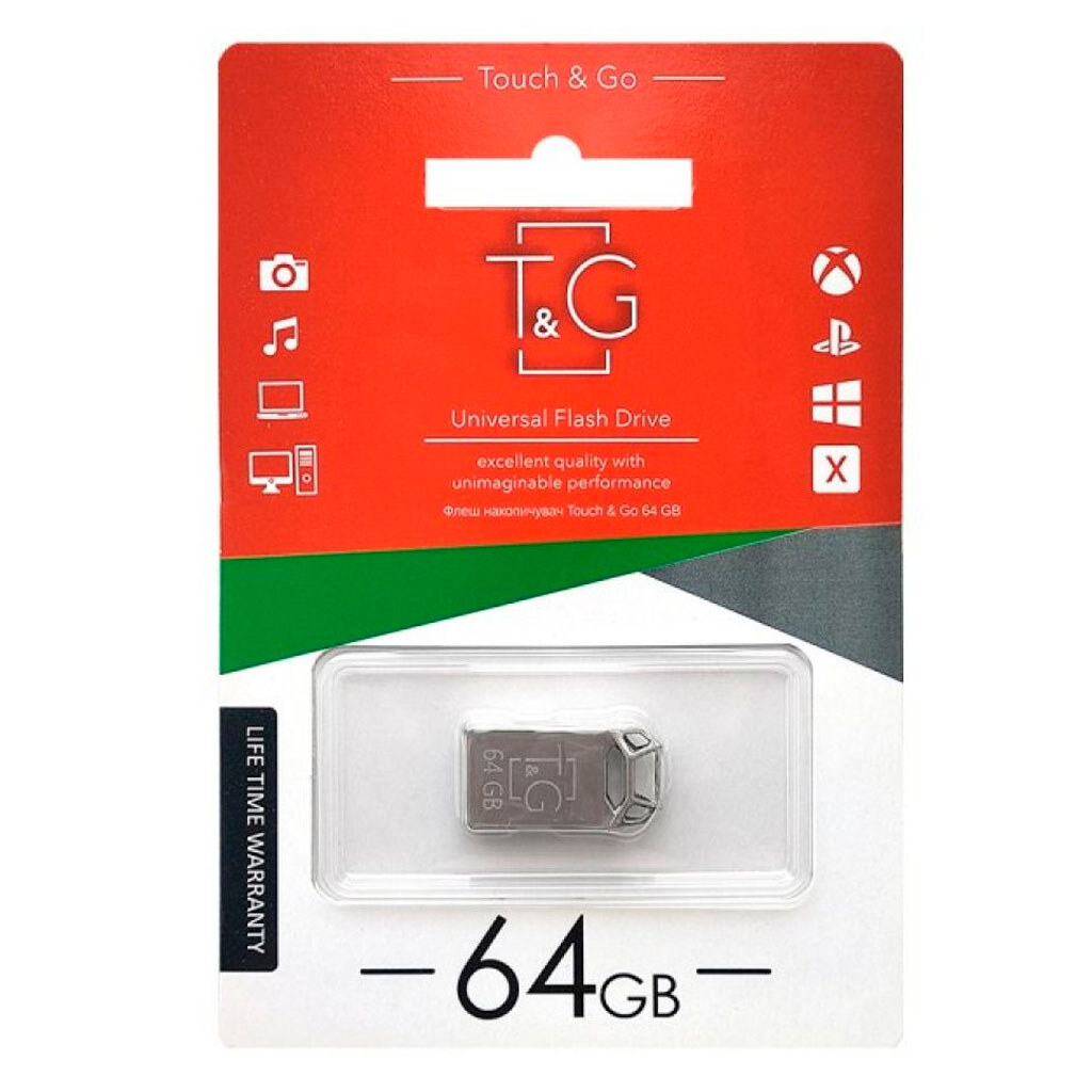 Флешка T&G 110 64GB металева (56321684)