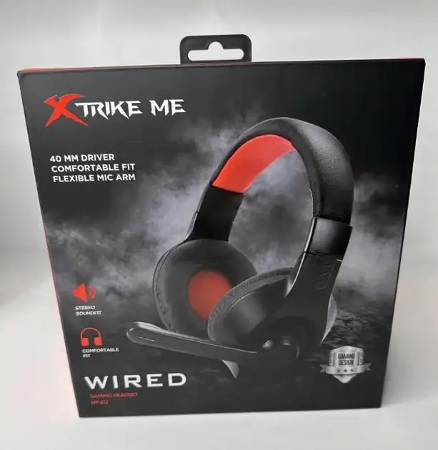 Ігрові навушники XTRIKE ME HP-312 Black/Red (56321725)