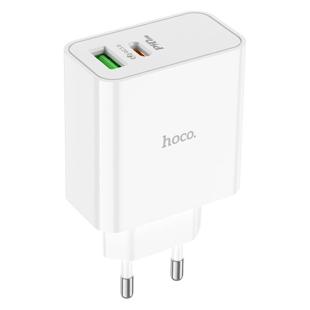 Зарядний пристрій HOCO C113A PD65W QC3.0 Білий (56321842)
