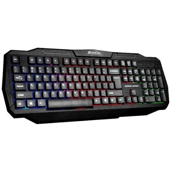 Клавіатура XTRIKE ME KB-302 USB RGB Black (56321863)