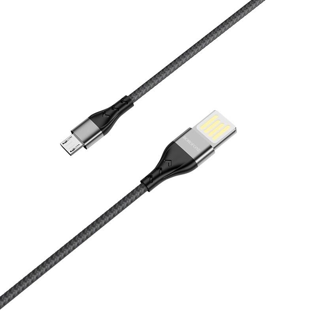 Кабель BOROFONE BU11 USB AM to Micro 2.4A 1.2m black (56321939)