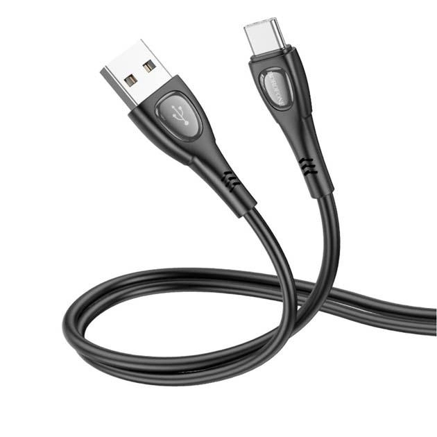 Кабель BOROFONE BX98 USB AM to Type C 3A 1m чорний (56321947)