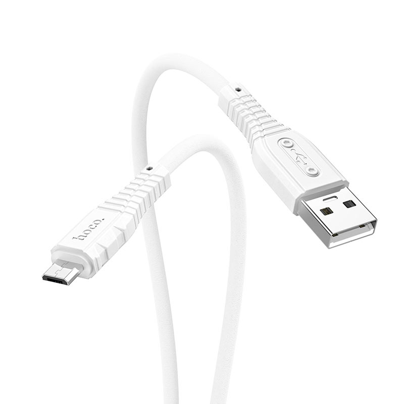 Кабель HOCO X67 USB AM to Micro data 1м білий (56322000)