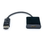 Перехідник ATCOM DisplayPort (male) to HDMI (female) довжина кабелю10см (16852)