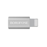 Перехідник BOROFONE BV5 Micro USB(AF) to lightning (AM) сірий