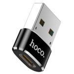 Перехідник HOCO UA6 USB AM to Type-C мама black