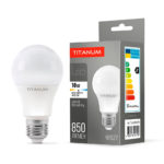LED лампа TITANUM A60 10W E27 4100K 220V